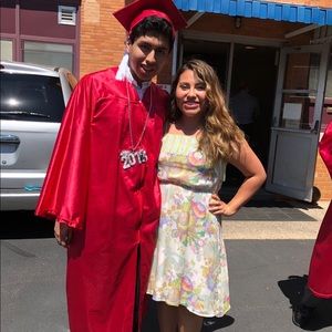 Smoke & Mirrors Vintage 70s Floral & Fringe Dress